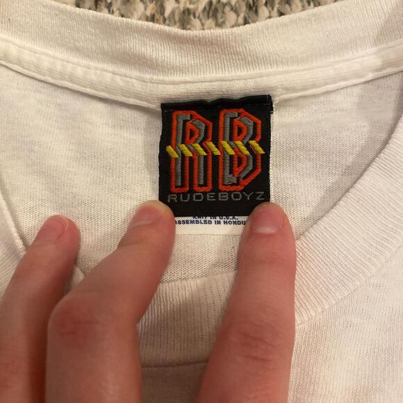 Y2k grunge punk Rude Boyz tee - Picture 2 of 8